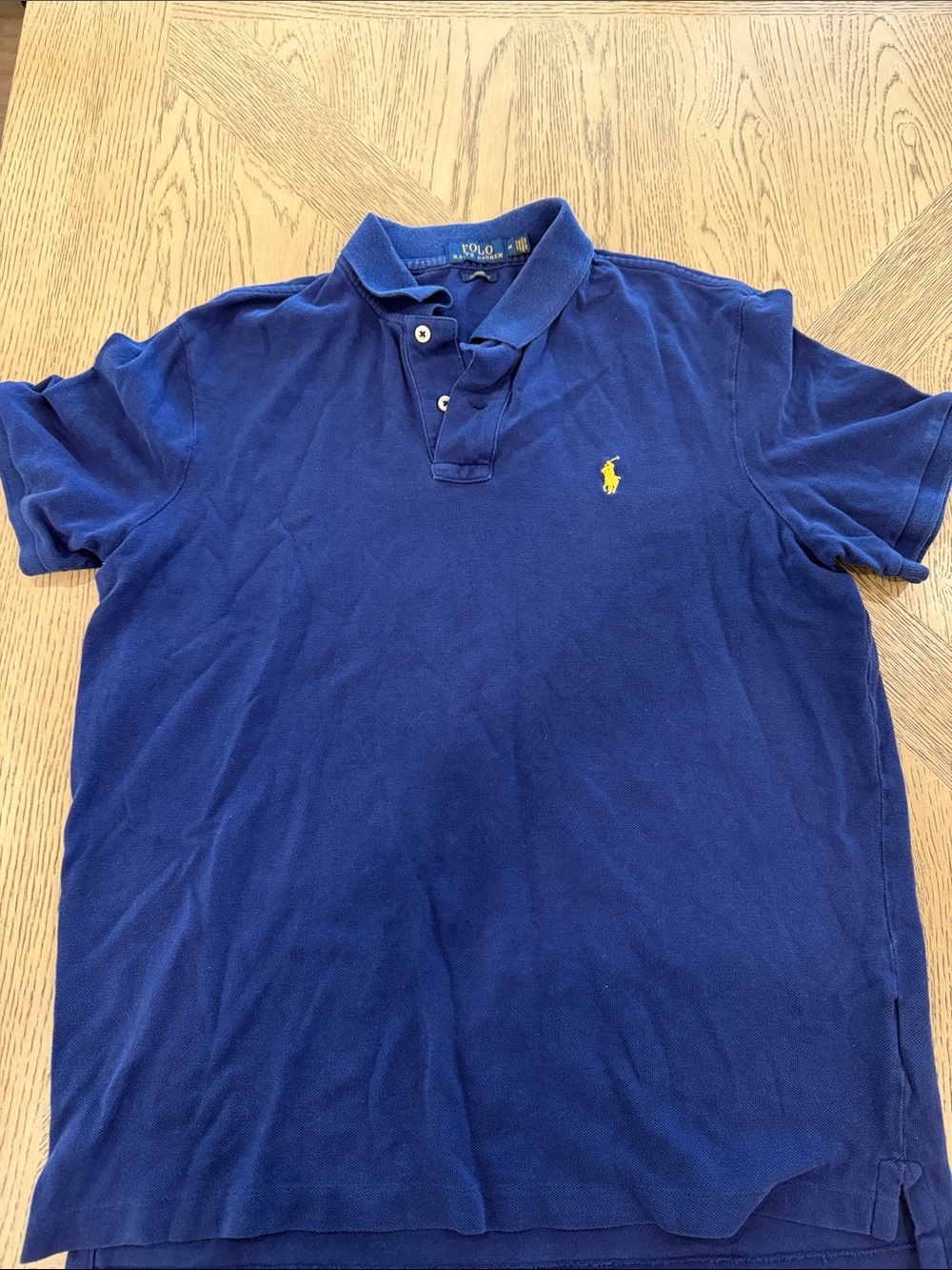 Polo by Ralph Lauren Royal Blue Polo with Yellow Pony